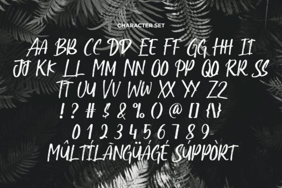 Jungle Queen Font PNG with transparent background - Preview 2