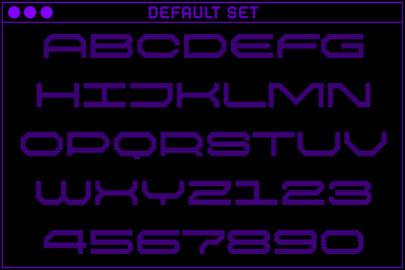 MultiType Rows Loose 2 Font PNG with transparent background - Preview 1