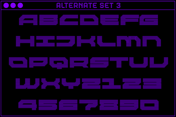 MultiType Rows Loose Bold 2 Font PNG with transparent background - Preview 4