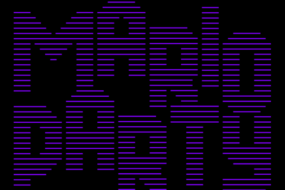 MultiType Rows Narrow 3 Font PNG with transparent background - Preview 6