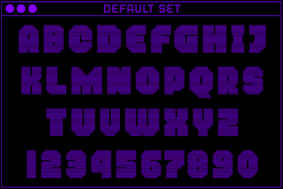 MultiType Rows Regular Bold 2 Font PNG with transparent background - Preview 1