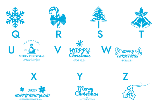 Christmas Doodle Font - Preview 2