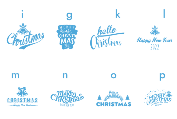 Christmas Doodle Font - Preview 3