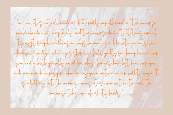 Flower Bay Font PNG with transparent background - Preview 1