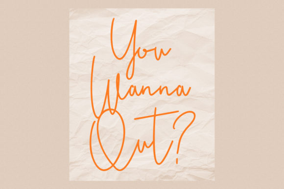 Flower Bay Font PNG with transparent background - Preview 4