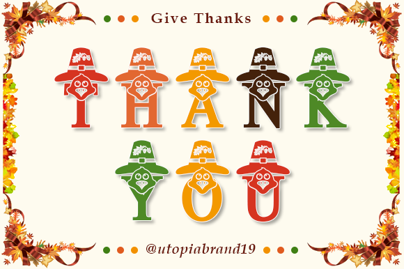 Give Thanks Monogram Font PNG with transparent background - Preview 5