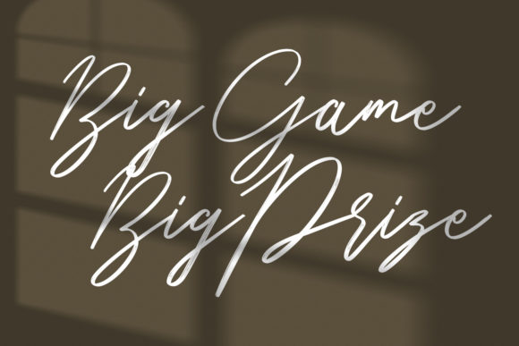 Hitshot Script Font PNG with transparent background - Preview 3