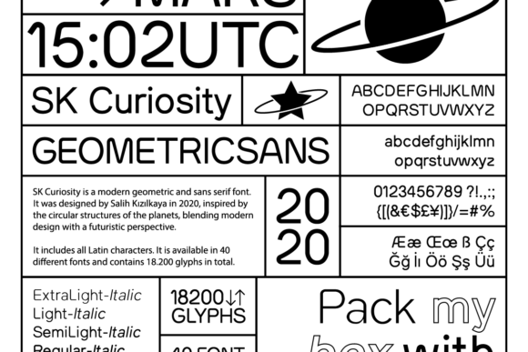 SK Curiosity Font PNG with transparent background - Preview 3