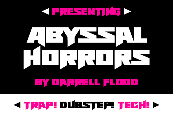 Abyssal Horrors Font - Preview 1