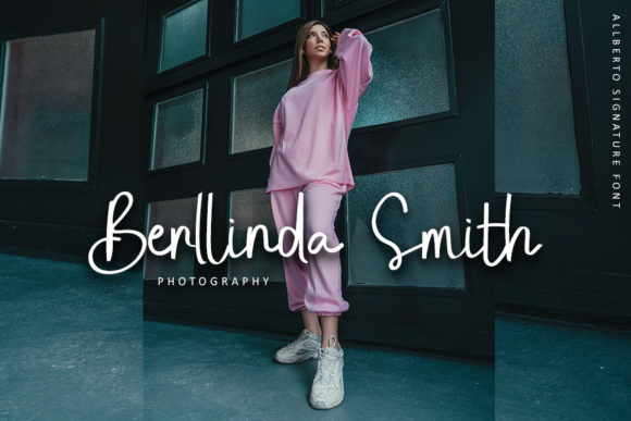 Allberto Signature Font - Preview 3