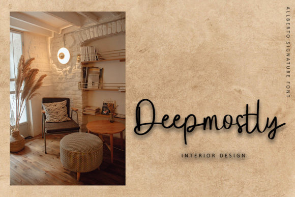 Allberto Signature Font - Preview 4