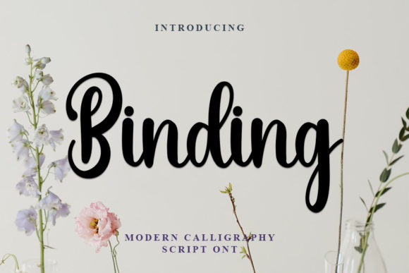 Binding Font - Preview 6