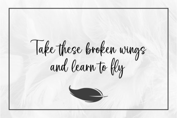 Blackbird Font - Preview 1