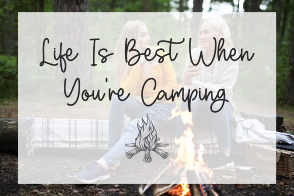 Camping Time Font - Preview 1