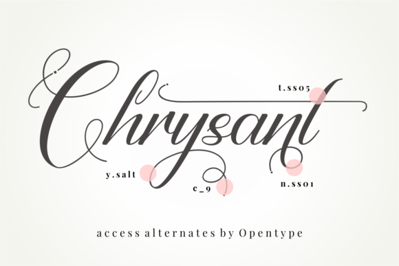 Chrysant Font - Preview 1