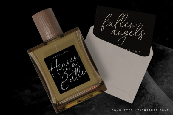 Conquette Font PNG with transparent background - Preview 2