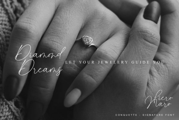 Conquette Font PNG with transparent background - Preview 3