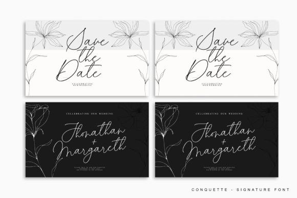 Conquette Font - Preview 5