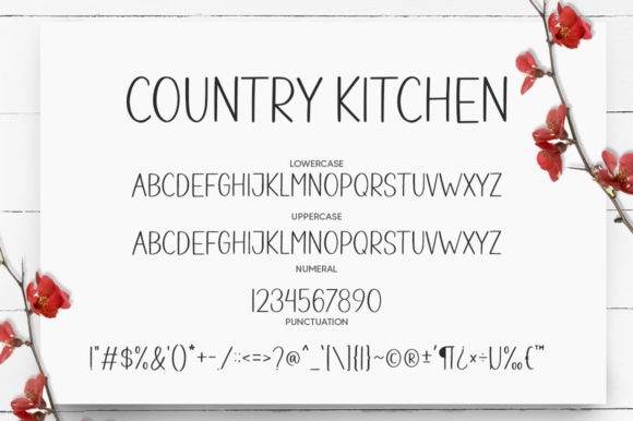 Country Kitchen Font - Preview 6