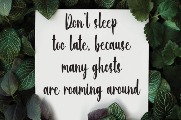 Ghostings Font - Preview 1