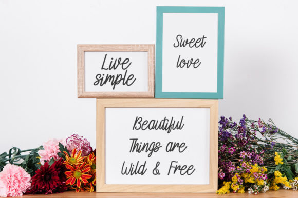 Lamoncia Font PNG with transparent background - Preview 4