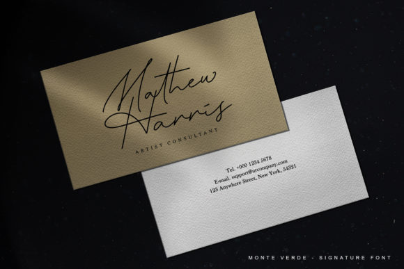 Monte Verde Font PNG with transparent background - Preview 1