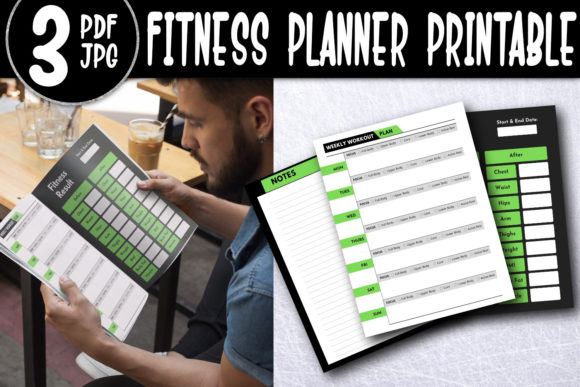 Weekly Fitness Planner 8.5X11PDF
