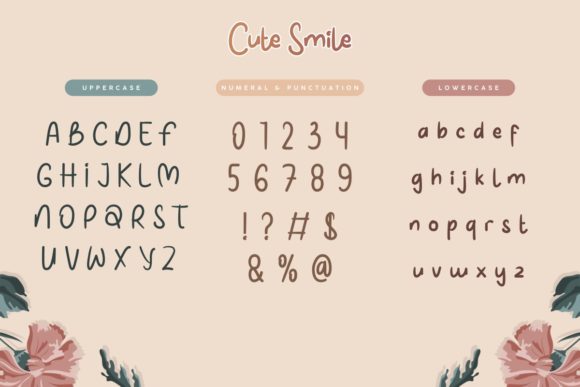Cute Smile Font - Preview 3