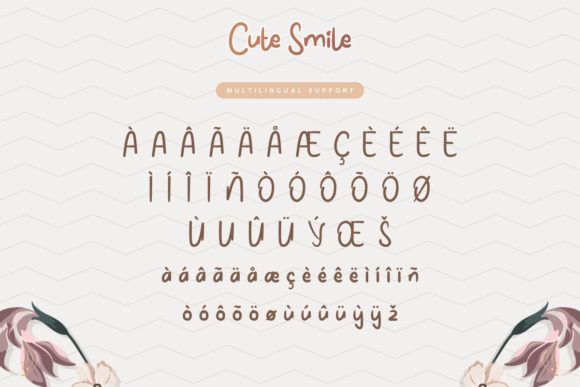 Cute Smile Font - Preview 5