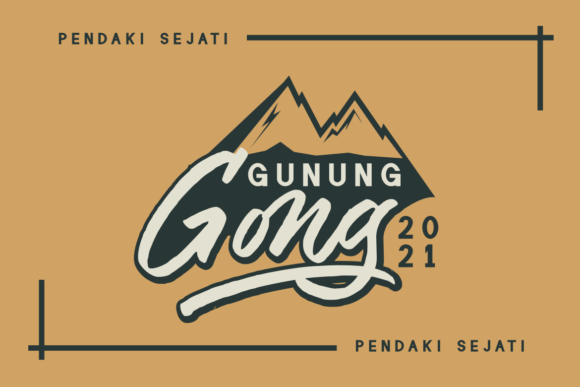 Dakon Font PNG with transparent background - Preview 1