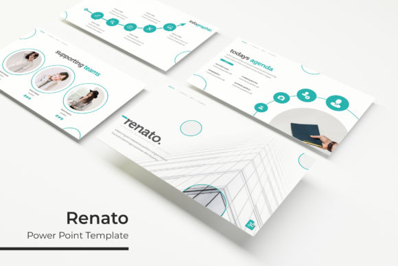 Renato Power Point Template Graphic Presentation Templates By Ian Mikraz