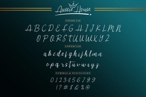 Aussie House Font - Preview 3