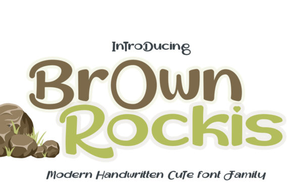 Brown Rockis Font - Preview 1