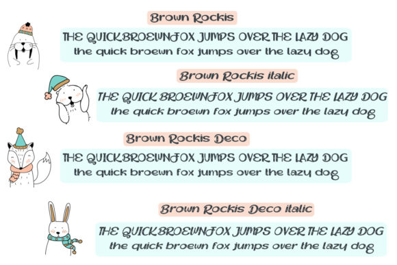 Brown Rockis Font - Preview 2