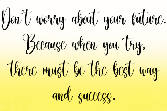 Calligraphy Font - Preview 3