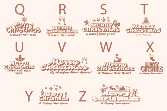 Christmas Font - Preview 1