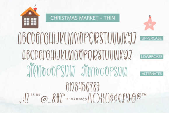Christmas Market Font - Preview 1