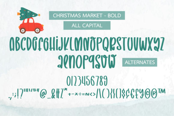 Christmas Market Font - Preview 2