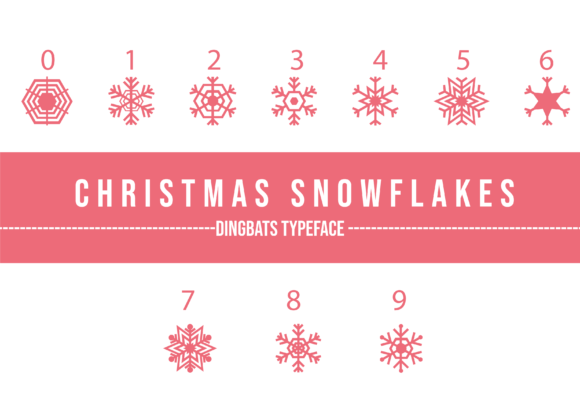 Christmas Snowflakes 2.0 Font - Preview 2