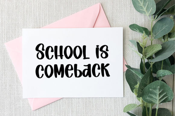 Diary School Font - Preview 4