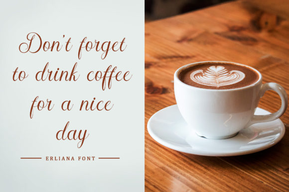 Erliana Font PNG with transparent background - Preview 6
