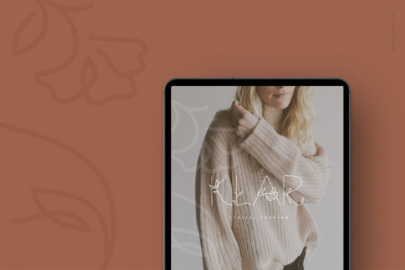 Florium Font PNG with transparent background - Preview 4