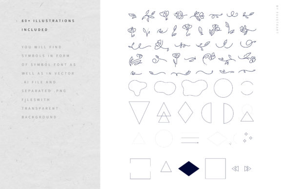 Florium Font PNG with transparent background - Preview 5