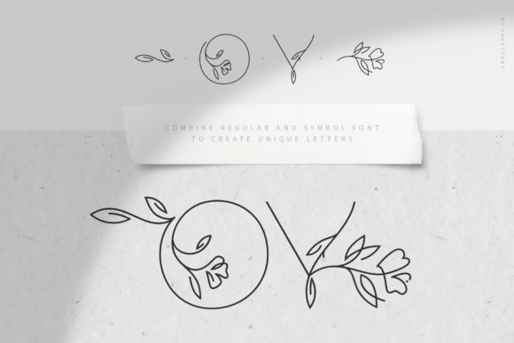 Florium Font PNG with transparent background - Preview 6