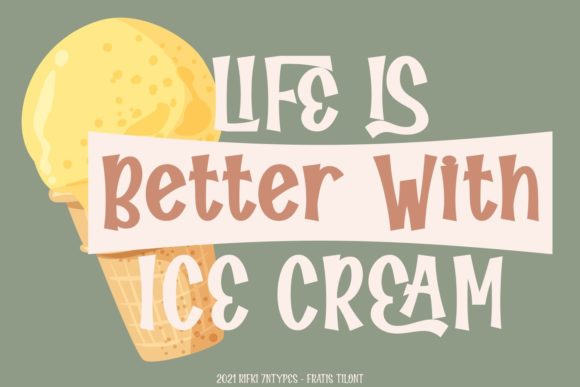 Fratis Tilont Font PNG with transparent background - Preview 1