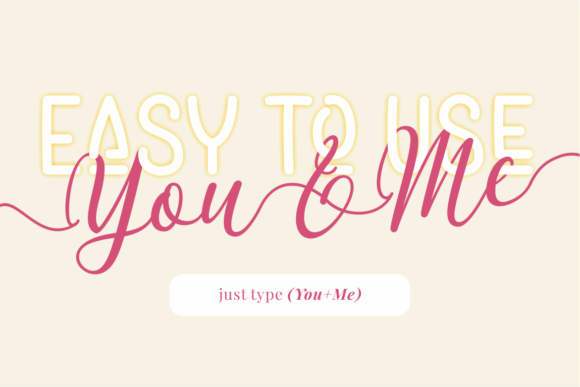 Glowing Amethyst Font - Preview 2