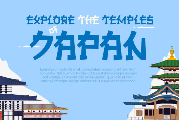 Jakosta Font PNG with transparent background - Preview 3