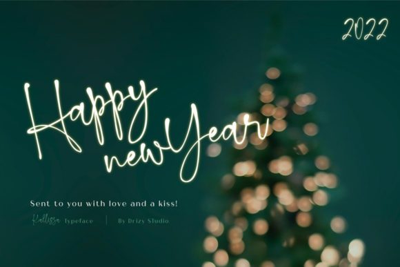 Kallissa Font PNG with transparent background - Preview 3