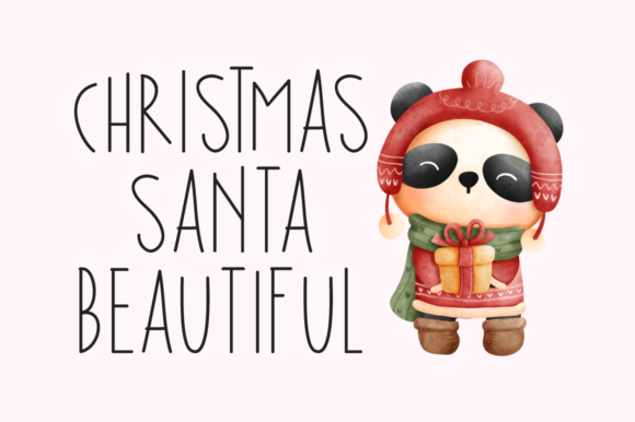 Leader Santa Font PNG with transparent background - Preview 1