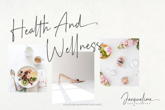 Linature Font PNG with transparent background - Preview 5